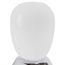 настольная лампа диммируемая 10w 3000k матовый/хром uovo iii lightstar 807914