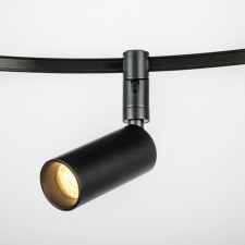 светильник трековый 48v 10w 3000k 24° черный due lightstar 207237