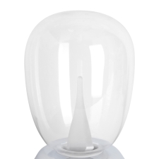 настольная лампа диммируемая 10w 3000k прозрачный/хром uovo iii lightstar 807904